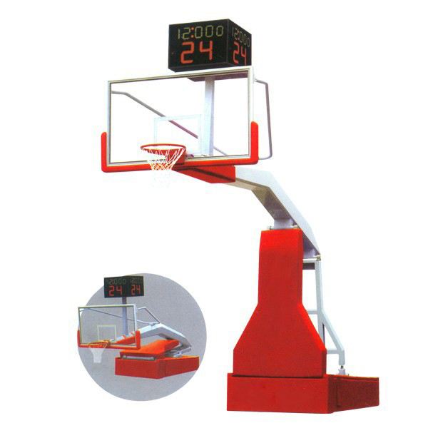 兴义手动液压篮球架和电动液压篮球架的区别