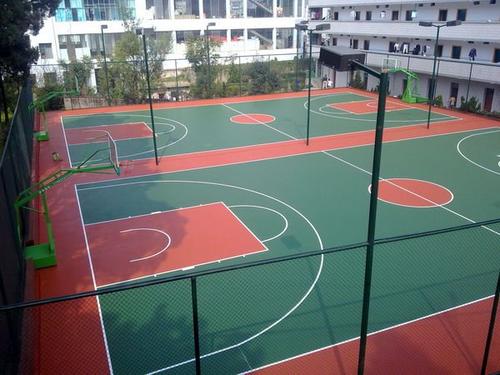 兴义贵州篮球场施工浅谈篮球场施工对地面的要求