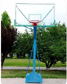 兴义液压式篮球架工作原理及安装方法
